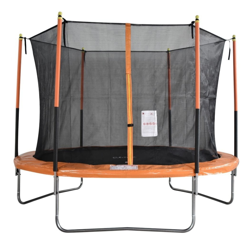 Cama Elastica Naranja Con Negro 244 Cm Tr-08