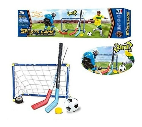 Juego De Arco De Futbol Y Hockey 2 En 1 2014008 Shine