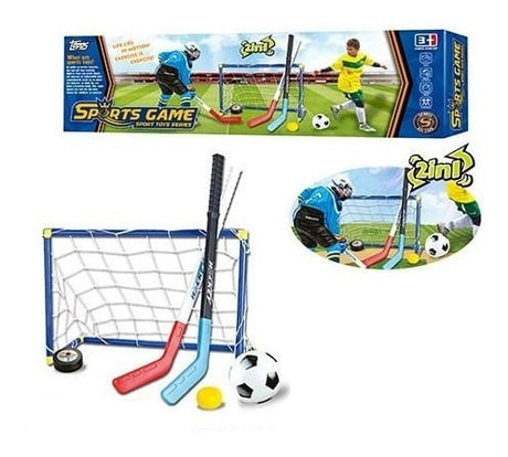 Juego De Arco De Futbol Y Hockey 2 En 1 2014008 Shine