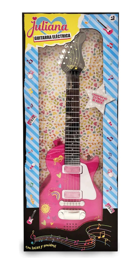 Juliana Guitarra Electrica Con Luz Y Sonido Jyjjul0022