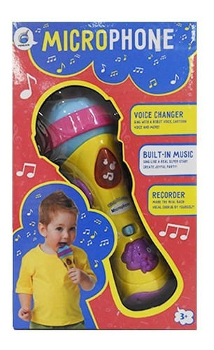 Micrófono Con Música Y Luz 1554365