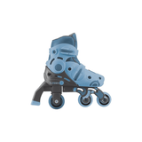 Globber Learning Inline Skates 2in1 Size 30-33 Ash Blue 783-200