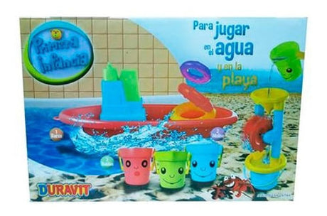 Duravit Set De Playa 3 En 1 Barco Molino Y Baldecitos 677