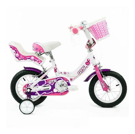 Gts Bicicleta Infantil De Paseo Rodado 12 Con Canasto 3307