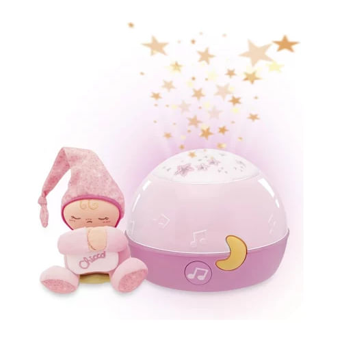 Chicco Proyector Buenas Noches Estrellitas Rosa 24271