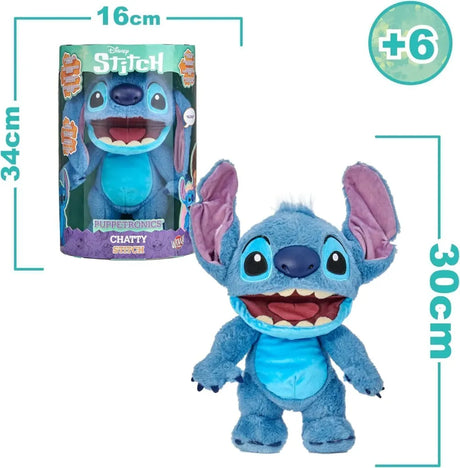 Stitch Puppetronic Chatty Real Fx 30cm 59171