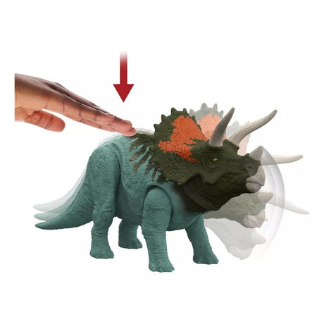 Jurassic World Dominion Roar Strikes Triceratops HDX40