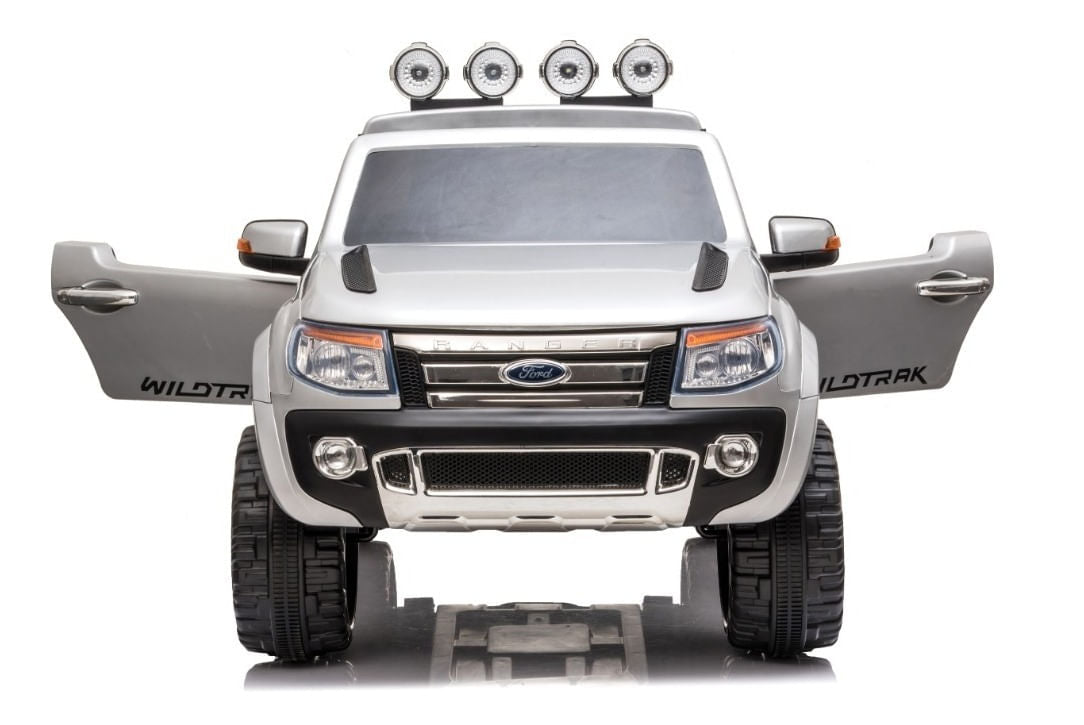 Camioneta Ford Ranger Auto A Bateria Gris Con R/c 12v
