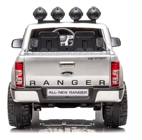 Camioneta Ford Ranger Auto A Bateria Gris Con R/c 12v
