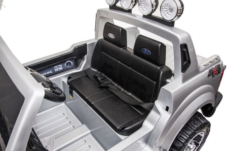 Camioneta Ford Ranger Auto A Bateria Gris Con R/c 12v