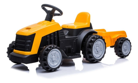 Tractor Con Acoplado A Bateria Cn-shj61908t Amarillo