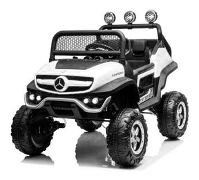 Auto A Bateria Mercedes Benz Unimog Blanco Cl-shj999