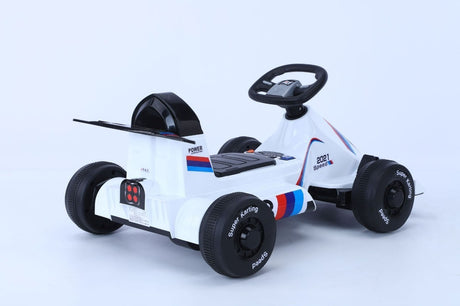 Karting A Bateria Bdq-9 Blanco