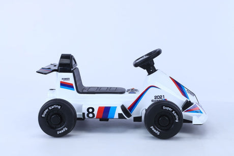 Karting A Bateria Bdq-9 Blanco