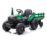 Tractor Con Acoplado A Bateria Verde Cn-shj7000a