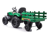 Tractor Con Acoplado A Bateria Verde Cn-shj7000a