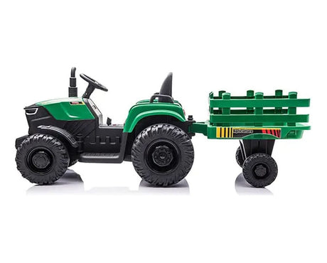 Tractor Con Acoplado A Bateria Verde Cn-shj7000a