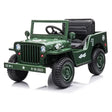Auto A Bateria Jeep Militar Verde Cn-shj11103