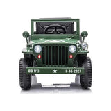 Auto A Bateria Jeep Militar Verde Cn-shj11103