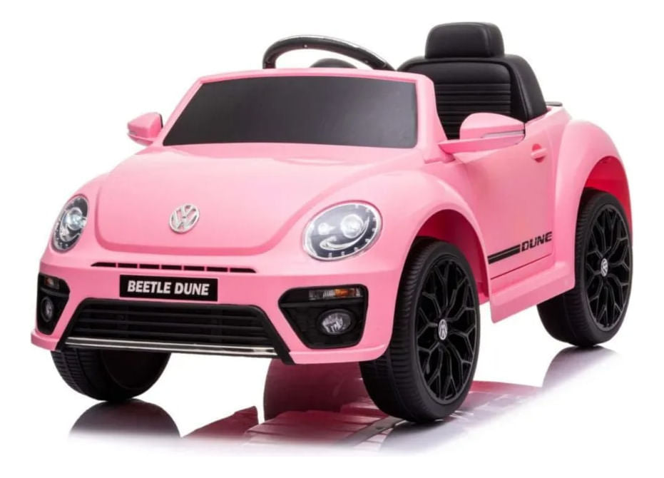 Auto A Bateria Vw Beetle Dune Rosa Cl-shx4503