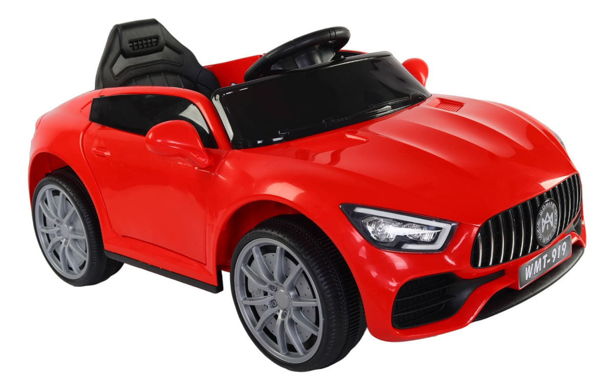 Auto A Bateria Infantil Rojo Wmt-919