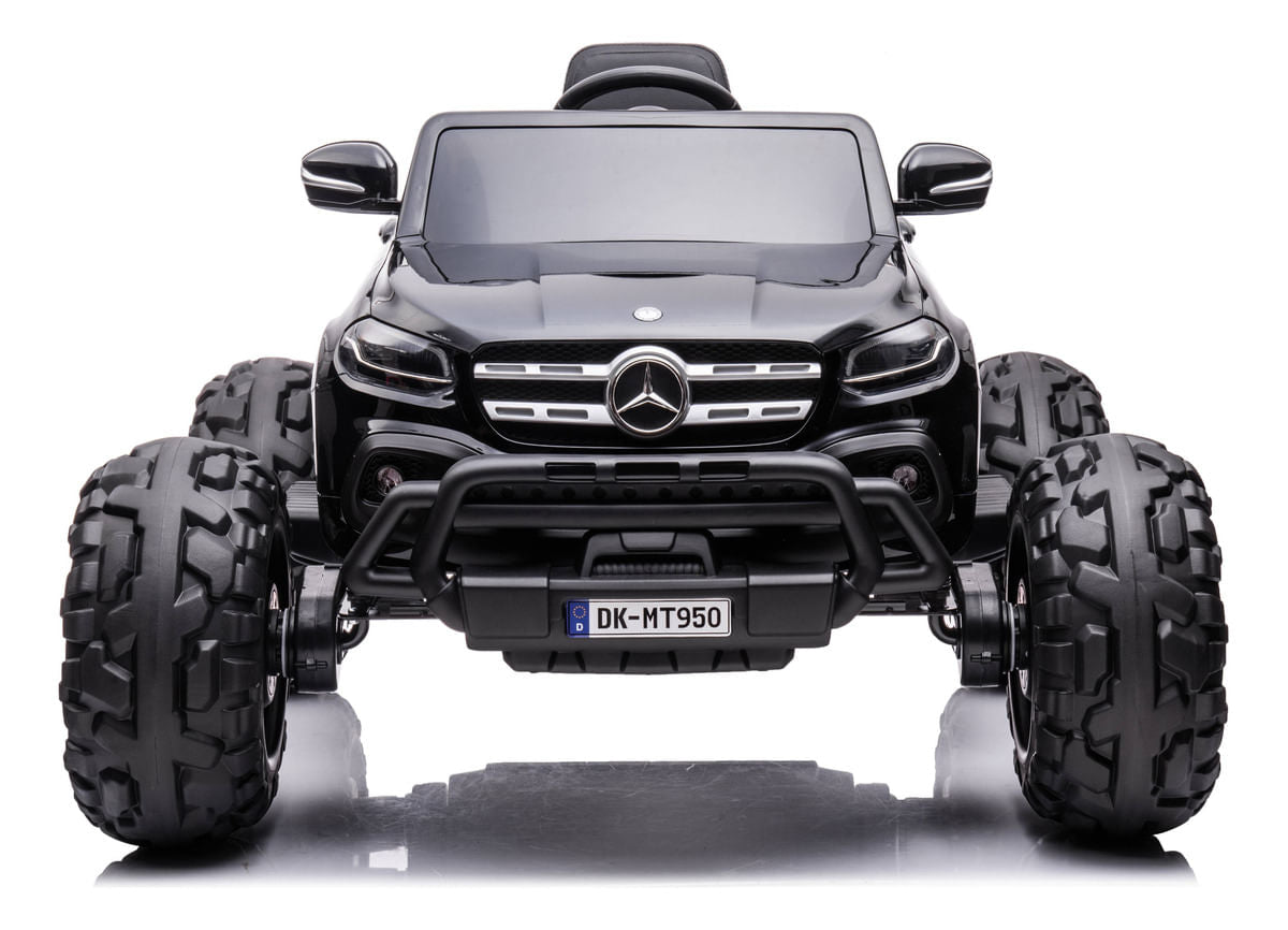 Auto A Bateria Camion Monstruo Mercedes Benz Negro Cl-shd1950