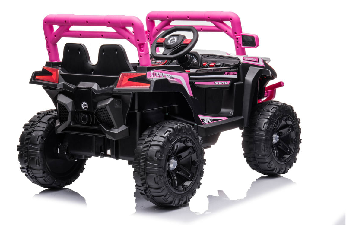 Auto A Bateria Infantil Rosa Cl-903
