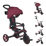 Globber Triciclo Explorer Trike 4en1 Plegable Bordó 732-202