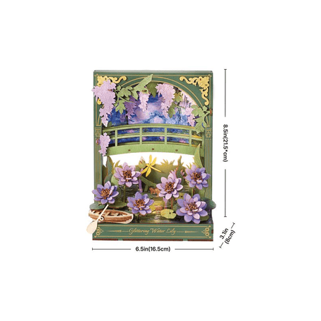 Robotime Puzzle Rolife Glittering Water Lily TH001