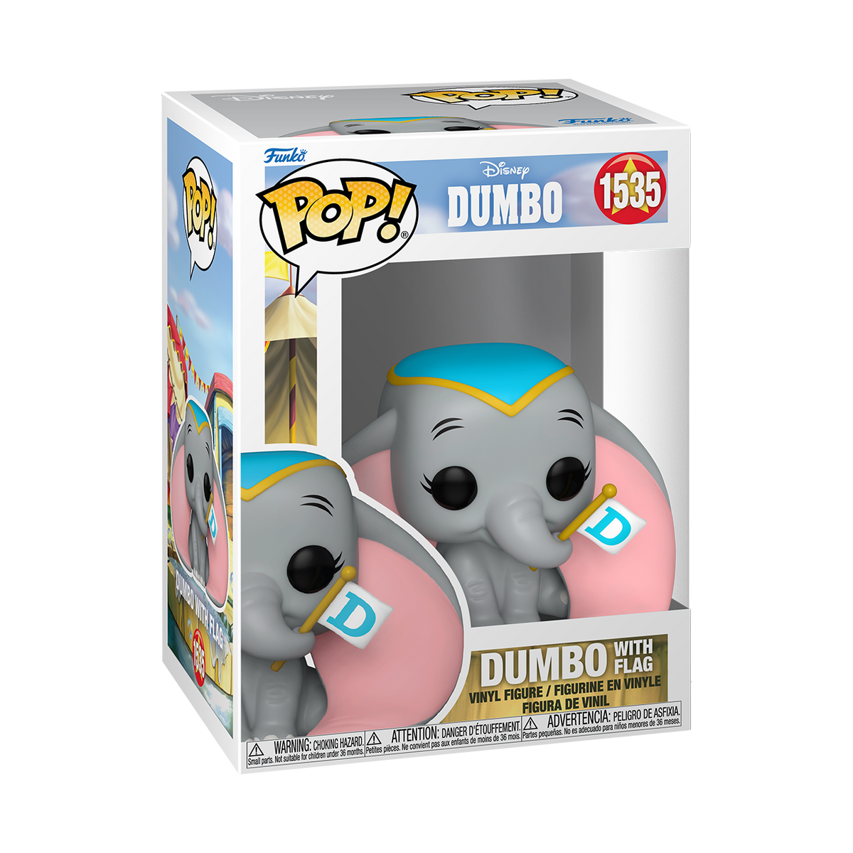 Funko POP Disney Dumbo S3 Dumbo w/flag 80207