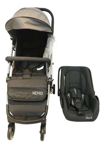 Duck Cochecito Nemo Travel System con huevito 106019ts Gris