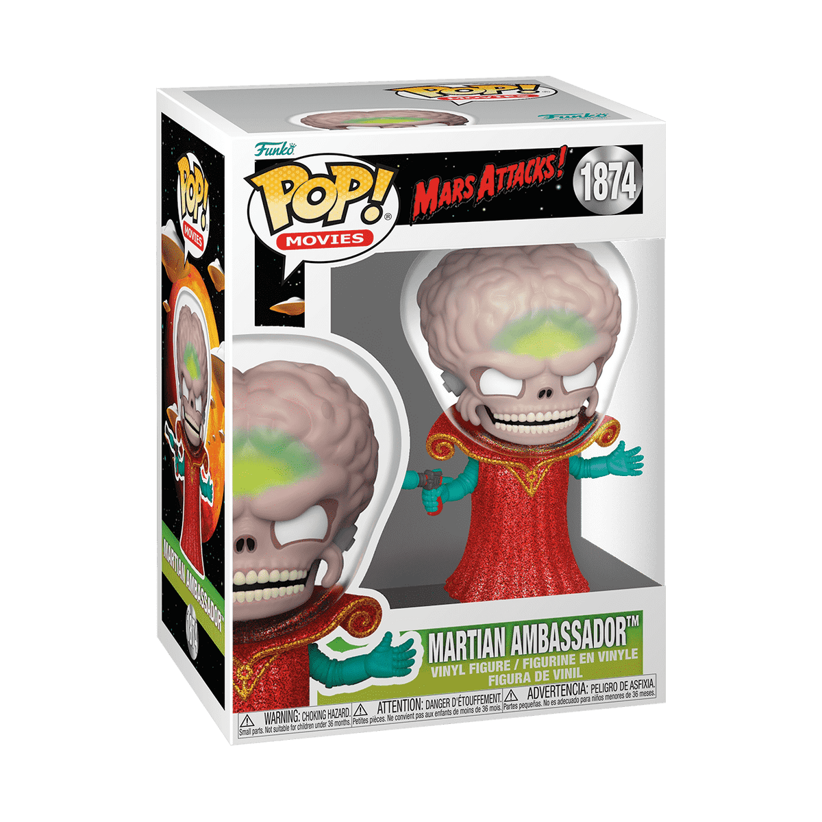 Funko POP Movies Mars Attacks Alien Leader 83565