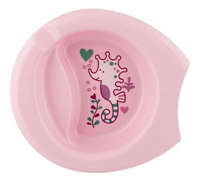 Chicco Plato Easy Feeding 6m+ Mix Verde/rosa/azul 160014