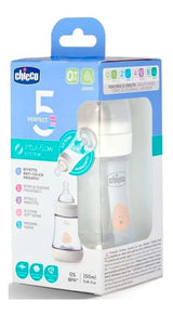 Mamadera Perfect 5 Flujo Lento 150ml Azul