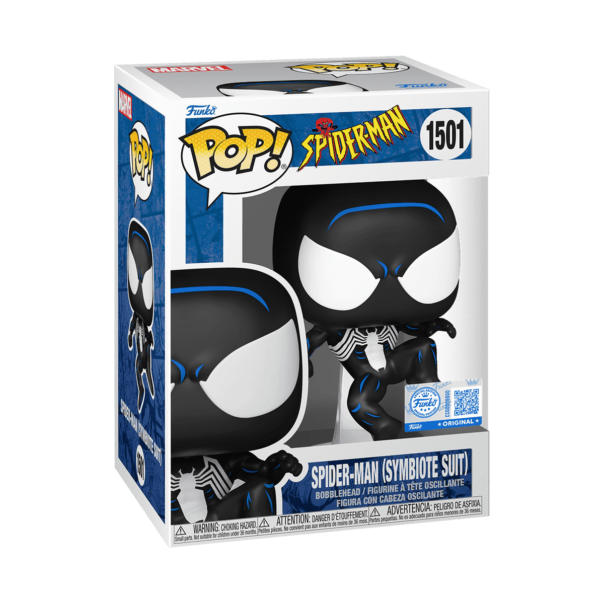 Funko POP Marvel Spiderman TV Black Suit 85186