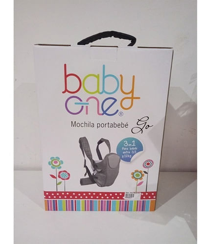 Baby One Mochila con apoya Cabeza Gris Bomo004