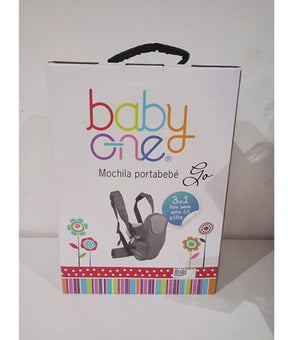 Baby One Mochila con apoya Cabeza Gris Bomo004