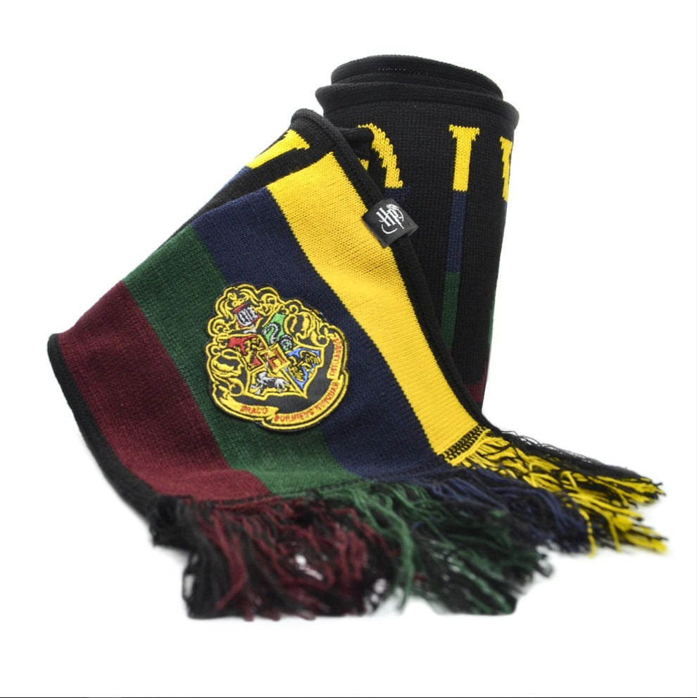 Bufanda Harry Potter Hogwarts Nombre Con Escudo Desko