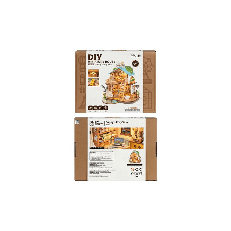 Robotime Puzzle Rolife Puppy's Cozy Villa DG169