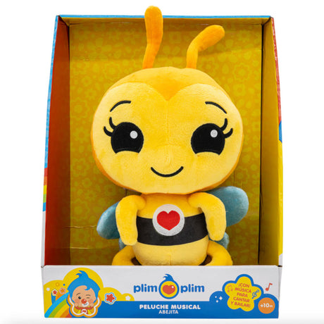 Peluche Plim Plim Musical Abejita 30cm