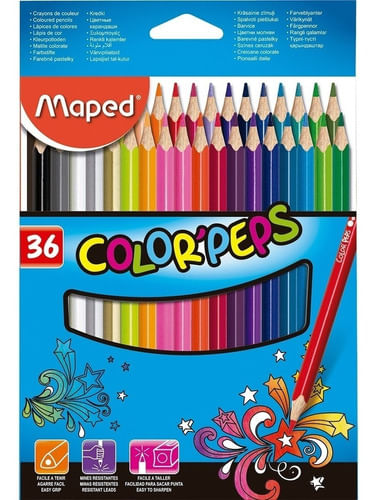 Maped Color Peps Star 36 Lápices De Colores 832017