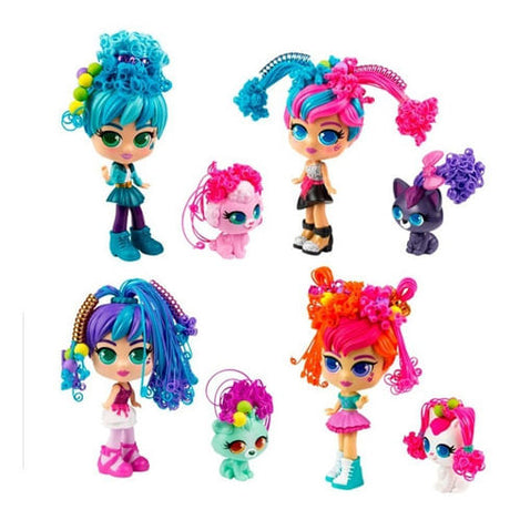 Muñeca Curligirls Edición Deluxe Con Mascota Y Acc. 82086