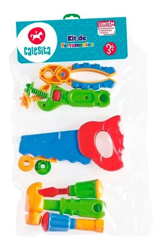 Calesita Herramientas Kit Mediano 458 En Bolsa