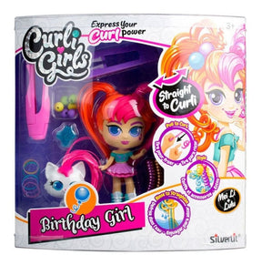 Muñeca Curligirls Edición Deluxe Con Mascota Y Acc. 82086