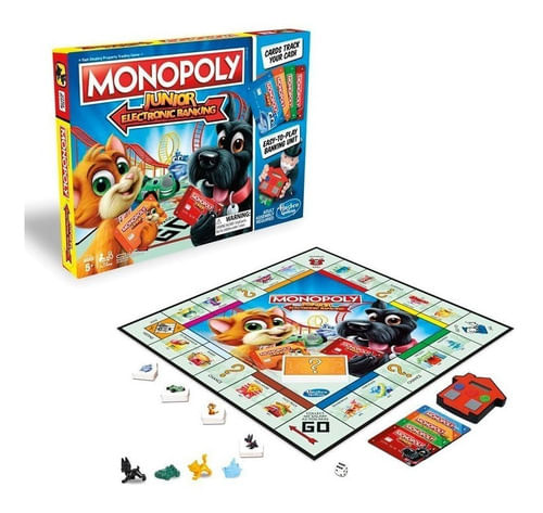 Juego De Mesa Monopoly Junior Banco Electrónico E1842
