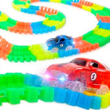 Pista Magnific Tracks Mediana 165 Pzas Auto Luminoso