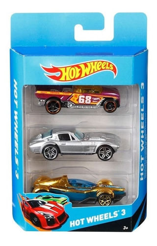 Hot Wheels Pack X3 Vehiculos K5904