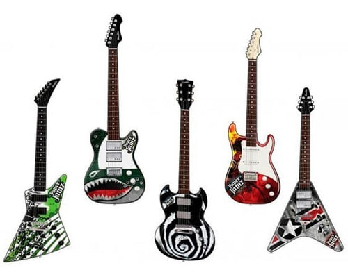 Paper Jamz Guitarra Sin Cuerdas Varios Modelos 6201