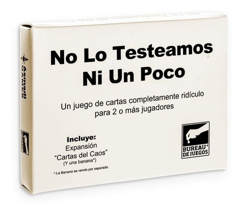 No Lo Testeamos Ni Un Poco Juego Cartas Para Previa