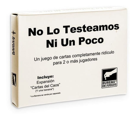 No Lo Testeamos Ni Un Poco Juego Cartas Para Previa